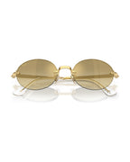 A$AP Rocky Rimless Oval Sunglasses - Arista Gold/Gradient - Mirror - Ray-Ban