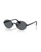 A$AP Rocky Rimless Oval Sunglasses - Black/Dark Grey Polarized - Ray-Ban
