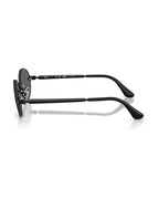A$AP Rocky Rimless Oval Sunglasses - Black/Dark Grey Polarized - Ray-Ban
