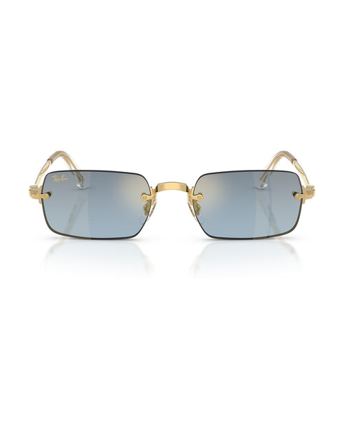 A$AP Rocky Rimless Pillow Sunglasses - Arista Gold/Blue Gradient Dark Grey - Ray-Ban