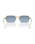 A$AP Rocky Rimless Pillow Sunglasses - Arista Gold/Blue Gradient Dark Grey - Ray-Ban