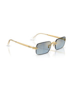 A$AP Rocky Rimless Pillow Sunglasses - Arista Gold/Blue Gradient Dark Grey - Ray-Ban