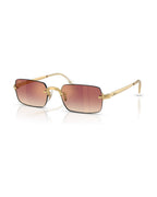 A$AP Rocky Rimless Pillow Sunglasses - Arista Gold/Clear Gradient Dark Violet - Ray-Ban