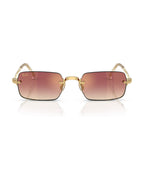 A$AP Rocky Rimless Pillow Sunglasses - Arista Gold/Clear Gradient Dark Violet - Ray-Ban