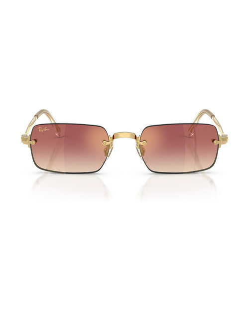 A$AP Rocky Rimless Pillow Sunglasses - Arista Gold/Clear Gradient Dark Violet - Ray-Ban