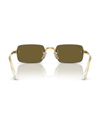 A$AP Rocky Rimless Pillow Sunglasses - Arista Gold/Dark Brown - Ray-Ban