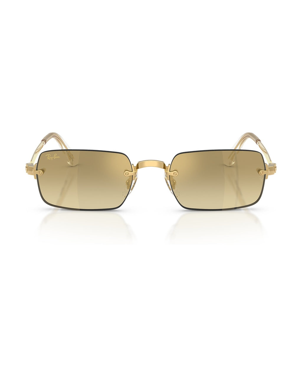 A$AP Rocky Rimless Pillow Sunglasses - Arista Gold/Gradient - Mirror - Ray-Ban