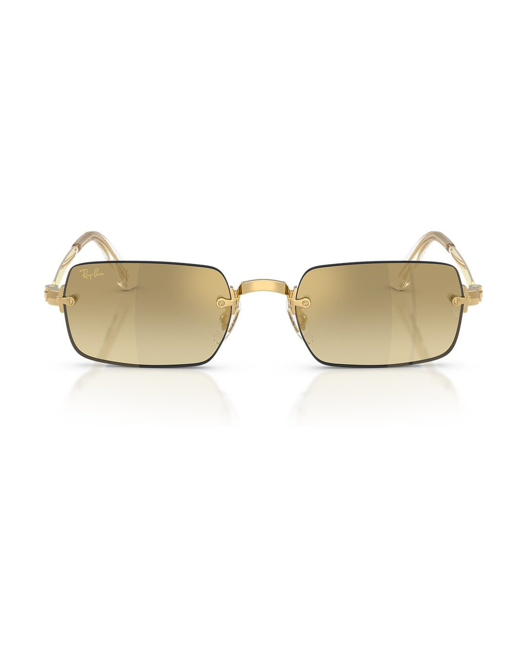 A$AP Rocky Rimless Pillow Sunglasses - Arista Gold/Gradient - Mirror - Ray-Ban