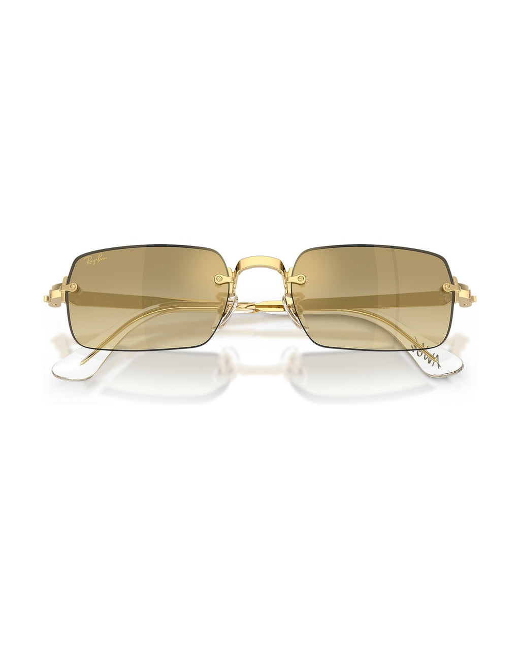 A$AP Rocky Rimless Pillow Sunglasses - Arista Gold/Gradient - Mirror - Ray-Ban