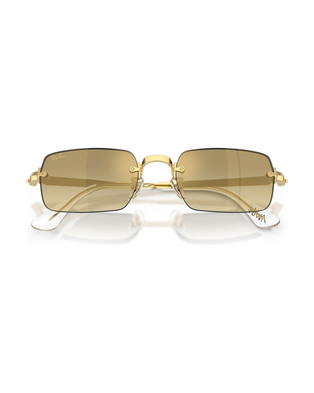 A$AP Rocky Rimless Pillow Sunglasses - Arista Gold/Gradient - Mirror - Ray-Ban