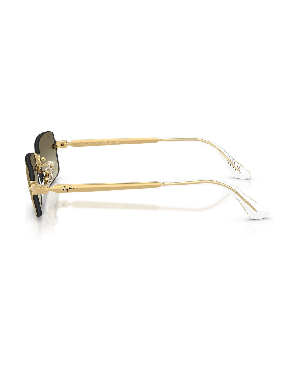 A$AP Rocky Rimless Pillow Sunglasses - Arista Gold/Gradient - Mirror - Ray-Ban