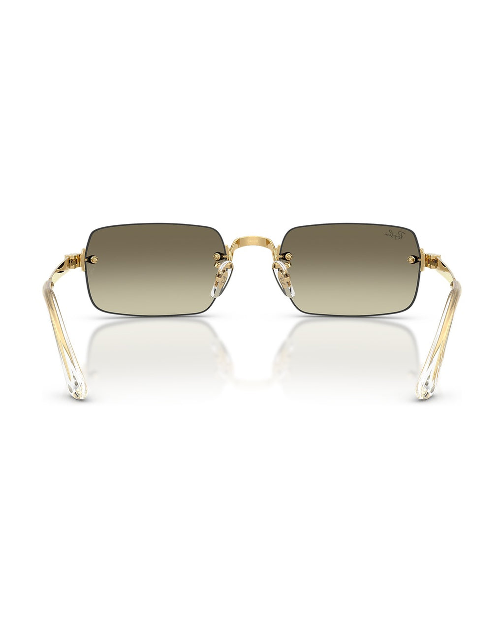 A$AP Rocky Rimless Pillow Sunglasses - Arista Gold/Gradient - Mirror - Ray-Ban