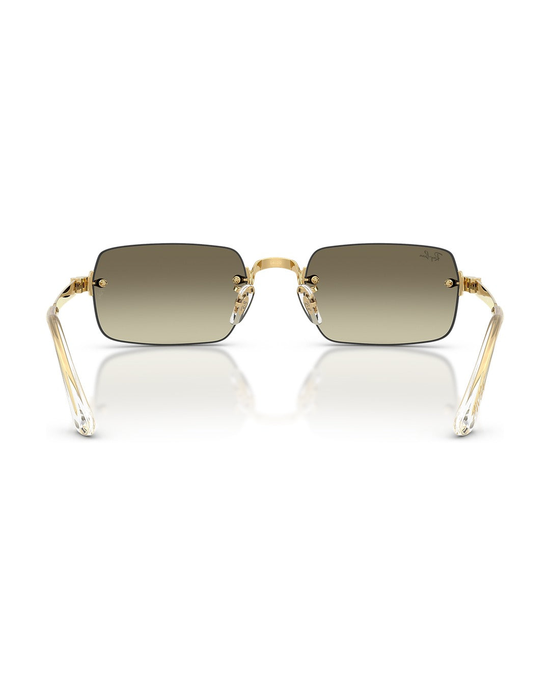 A$AP Rocky Rimless Pillow Sunglasses - Arista Gold/Gradient - Mirror - Ray-Ban