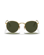 Round Metal Sunglasses - Arista Gold/G-15 Green - Ray-Ban