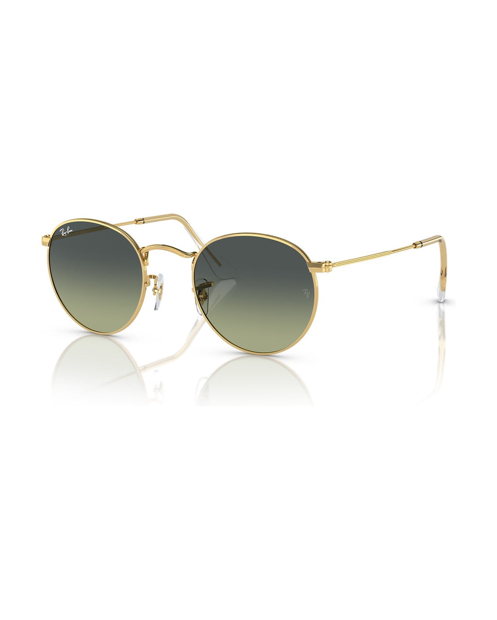 Round Metal Sunglasses - Arista Gold/Green Vintage - Ray-Ban