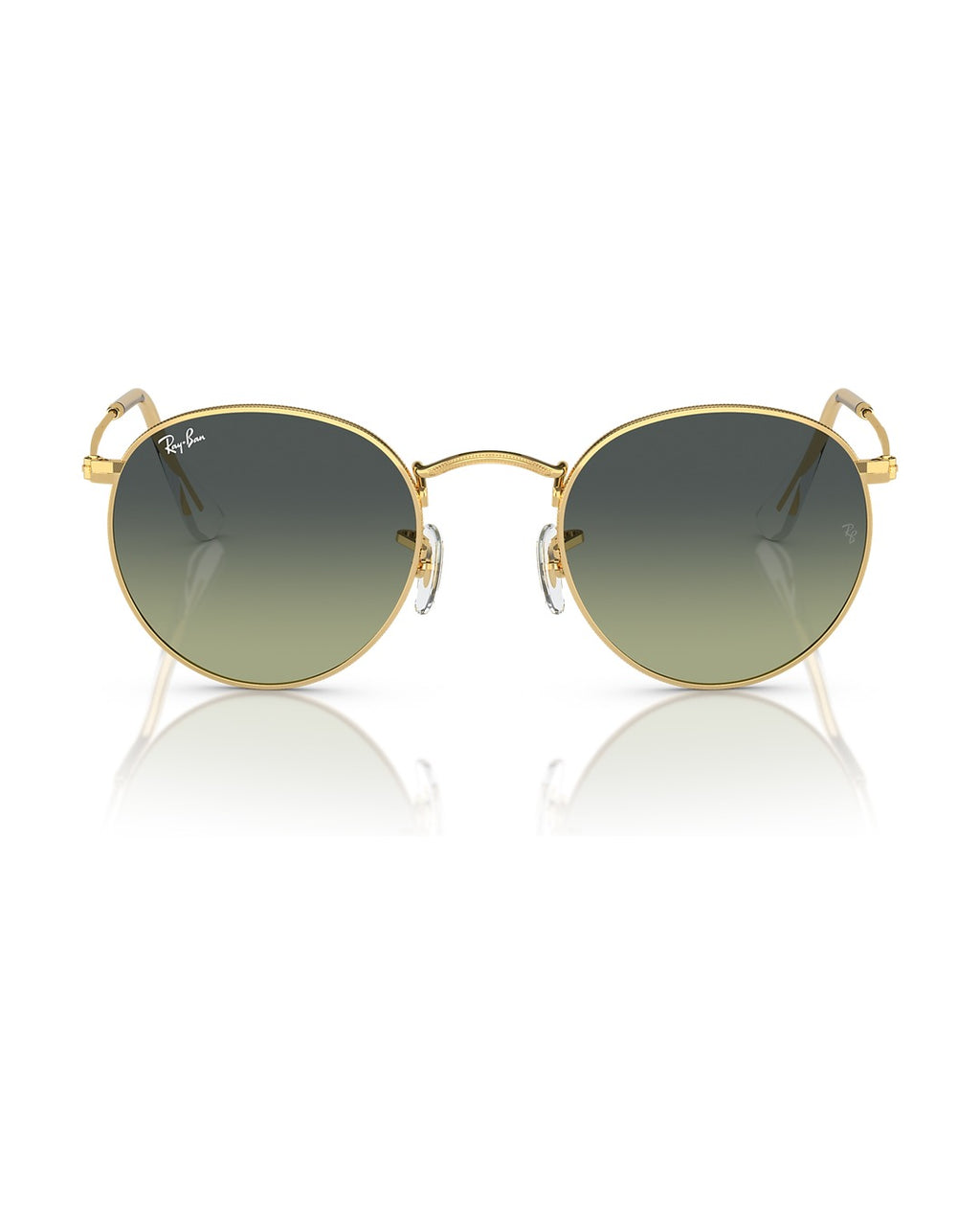 Round Metal Sunglasses - Arista Gold/Green Vintage - Ray-Ban