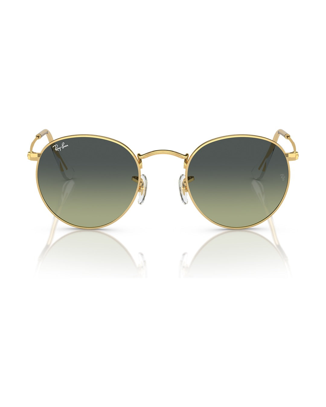 Round Metal Sunglasses - Arista Gold/Green Vintage - Ray-Ban