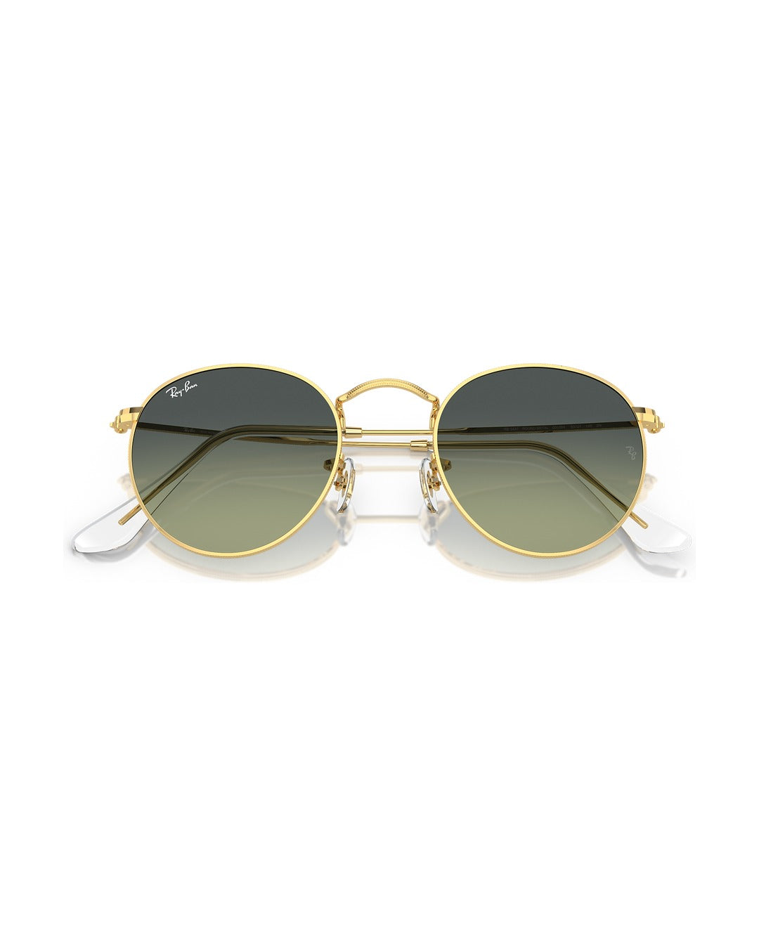 Round Metal Sunglasses - Arista Gold/Green Vintage - Ray-Ban