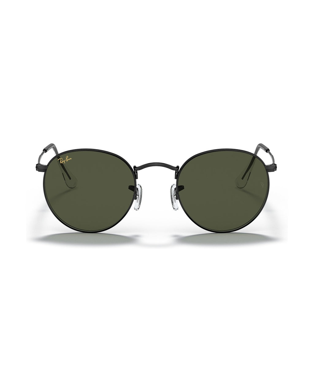 Round Metal Sunglasses - Black/G-15 Green - Ray-Ban