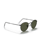 Round Metal Sunglasses - Black/G-15 Green - Ray-Ban