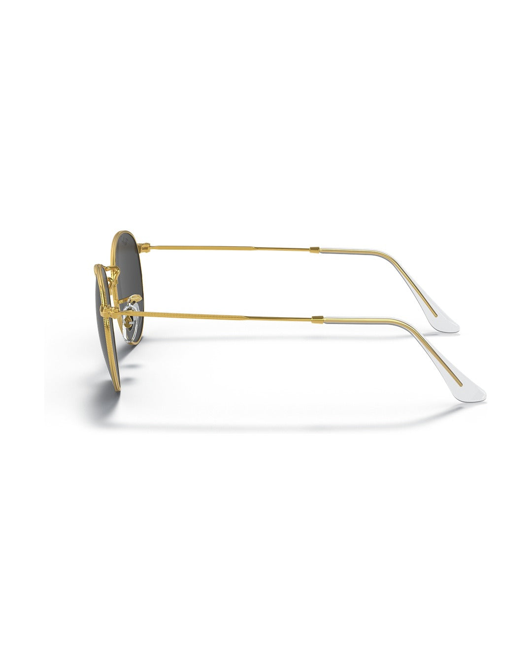 Round Metal Sunglasses - Gold/Black Polarised - Ray-Ban