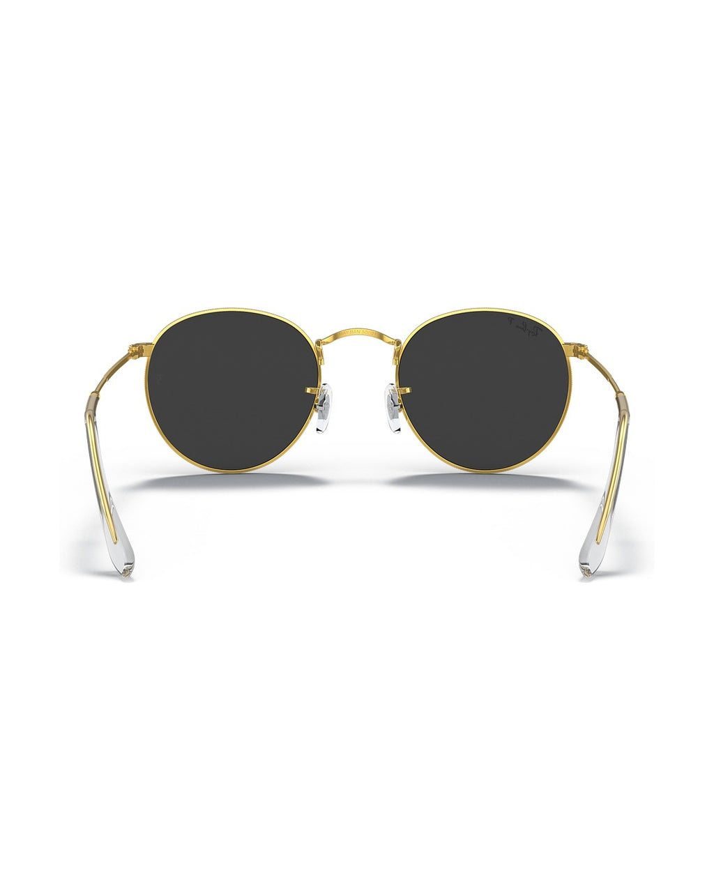 Round Metal Sunglasses - Gold/Black Polarised - Ray-Ban
