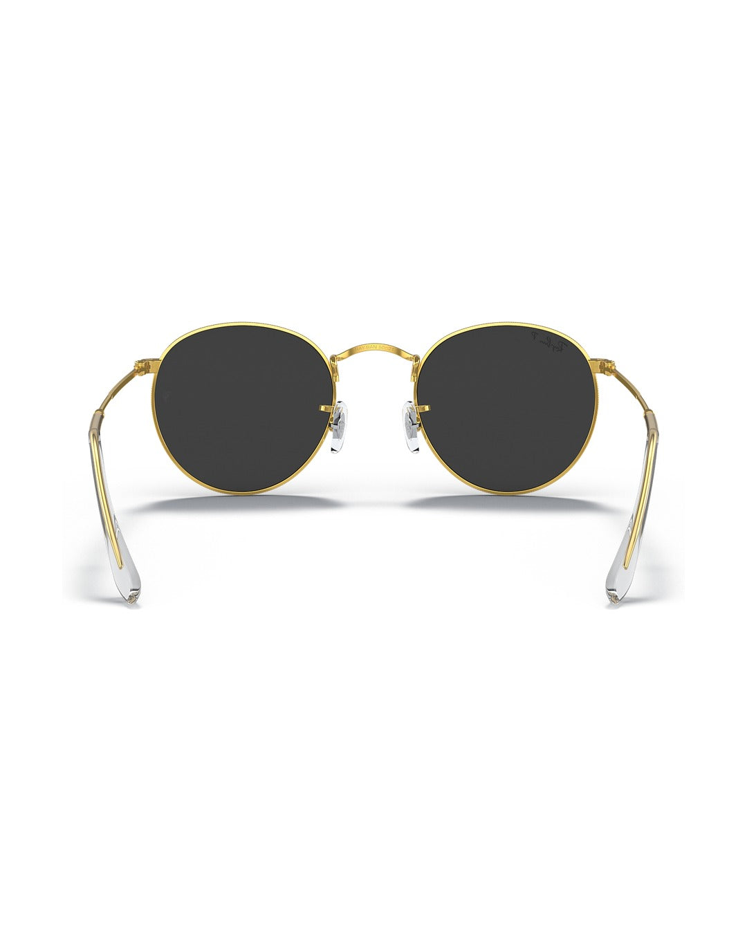 Round Metal Sunglasses - Gold/Black Polarised - Ray-Ban