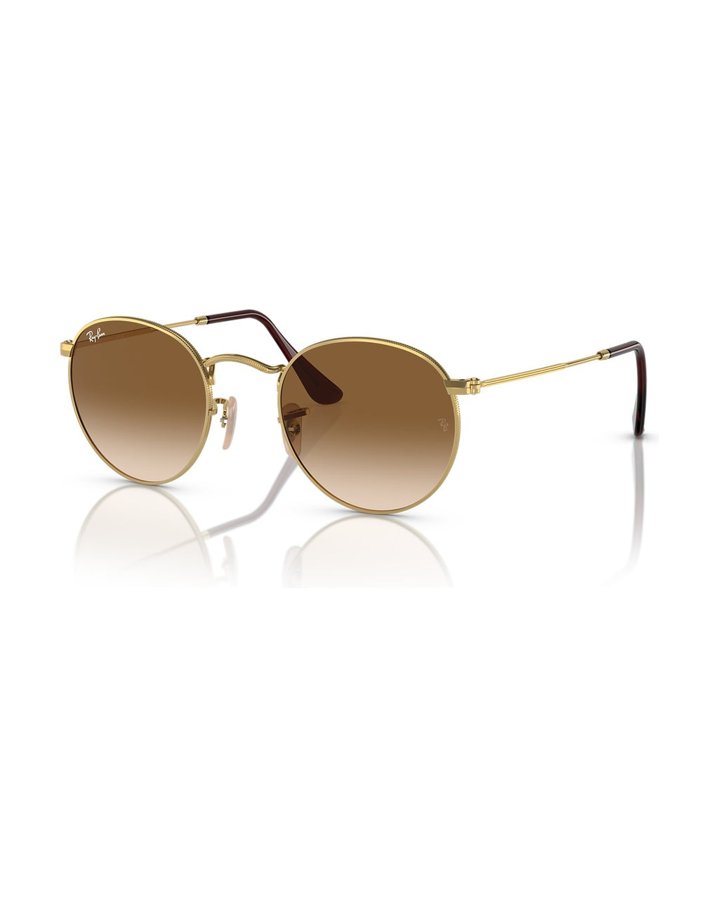 Round Metal Sunglasses - Gold/Brown - Ray-Ban