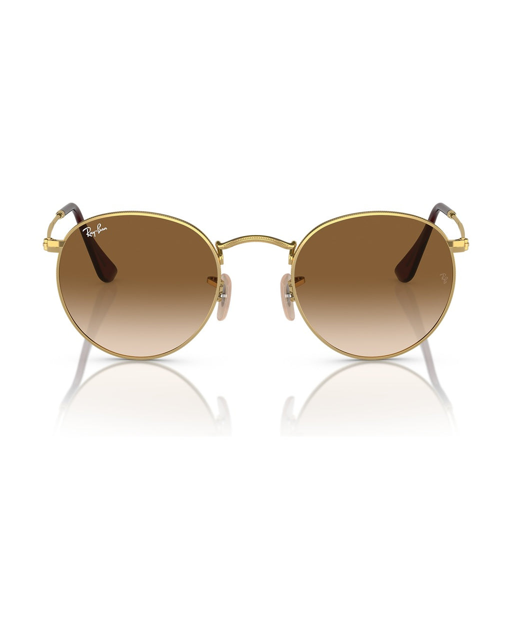 Round Metal Sunglasses - Gold/Brown - Ray-Ban