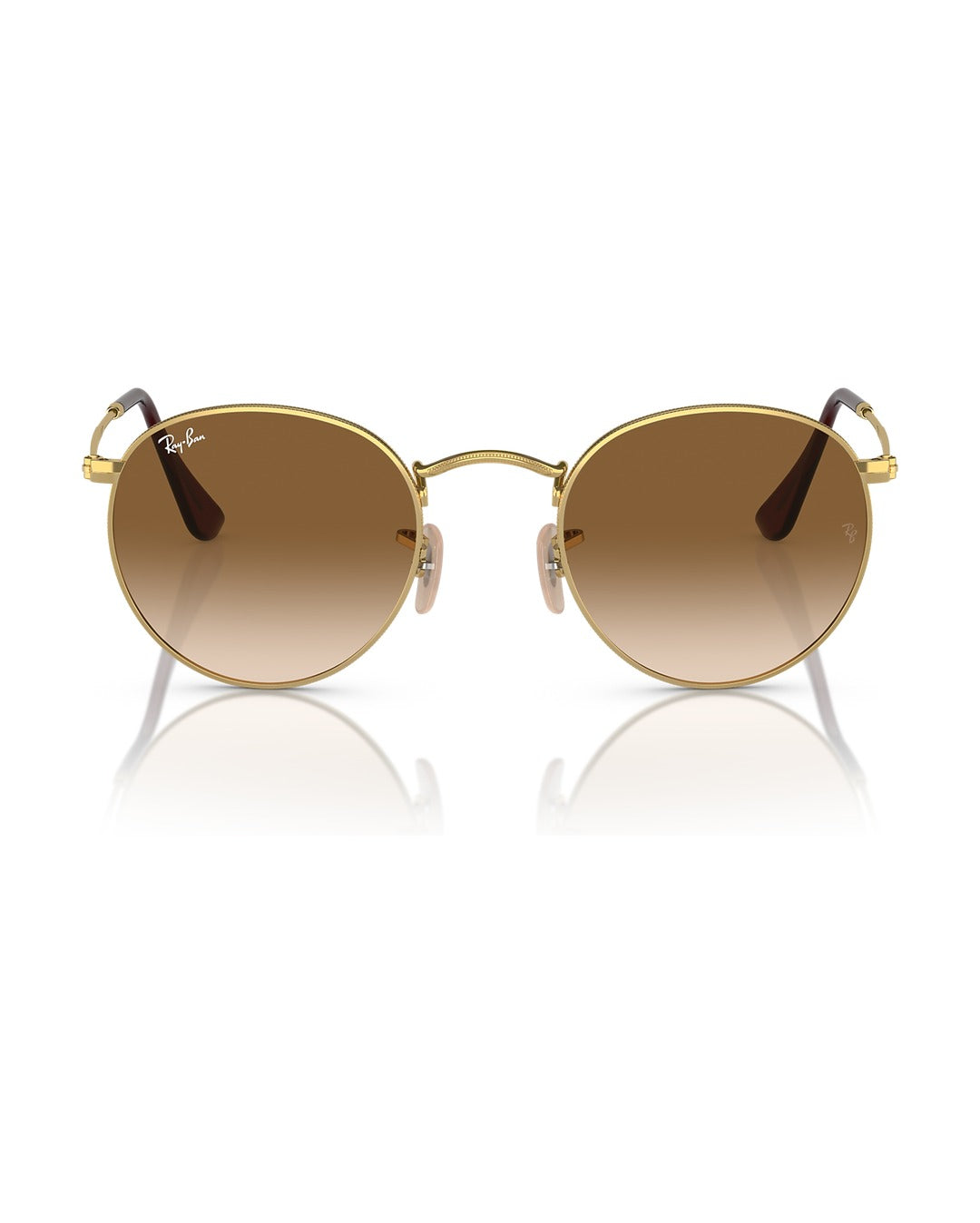 Round Metal Sunglasses - Gold/Brown - Ray-Ban