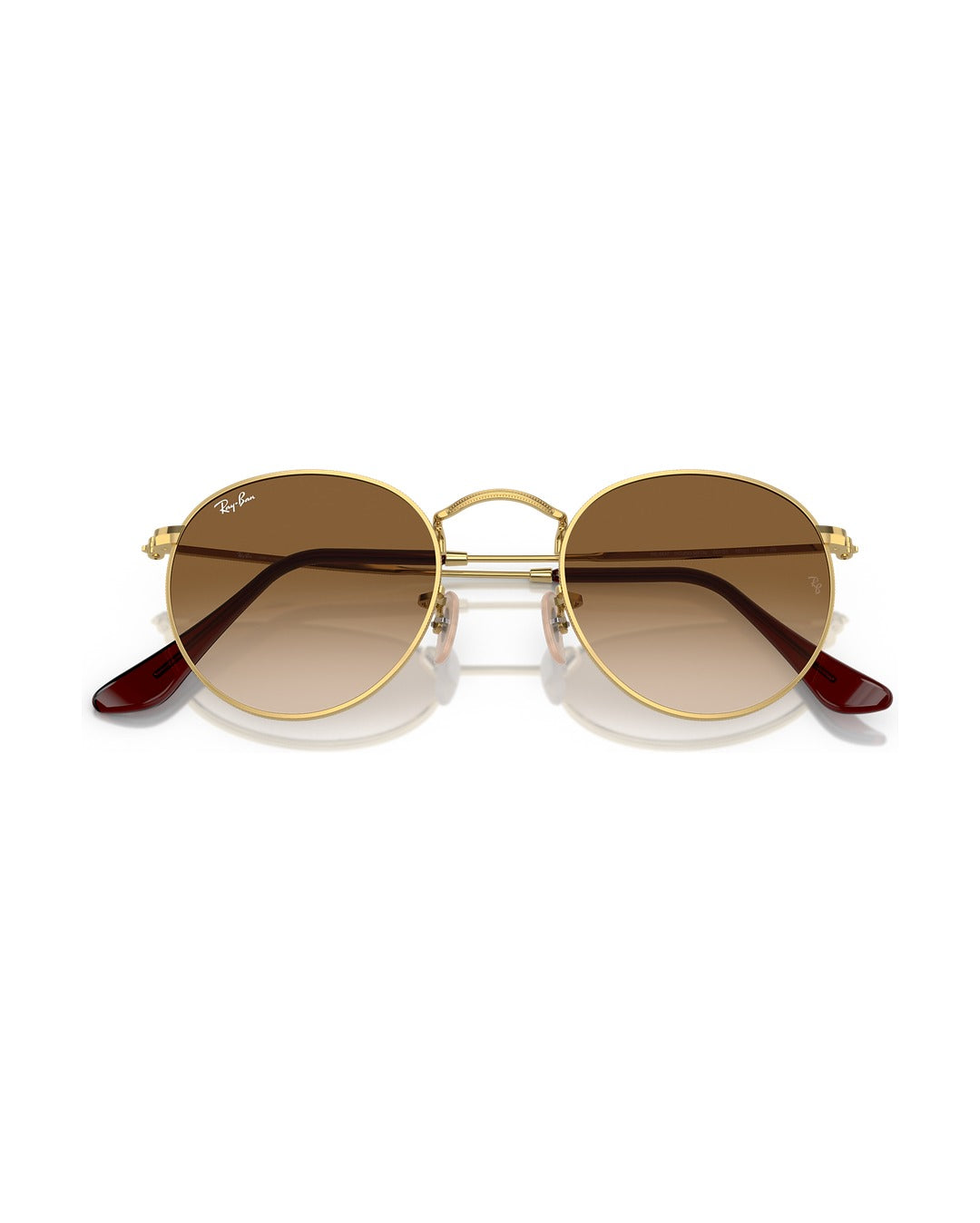 Round Metal Sunglasses - Gold/Brown - Ray-Ban