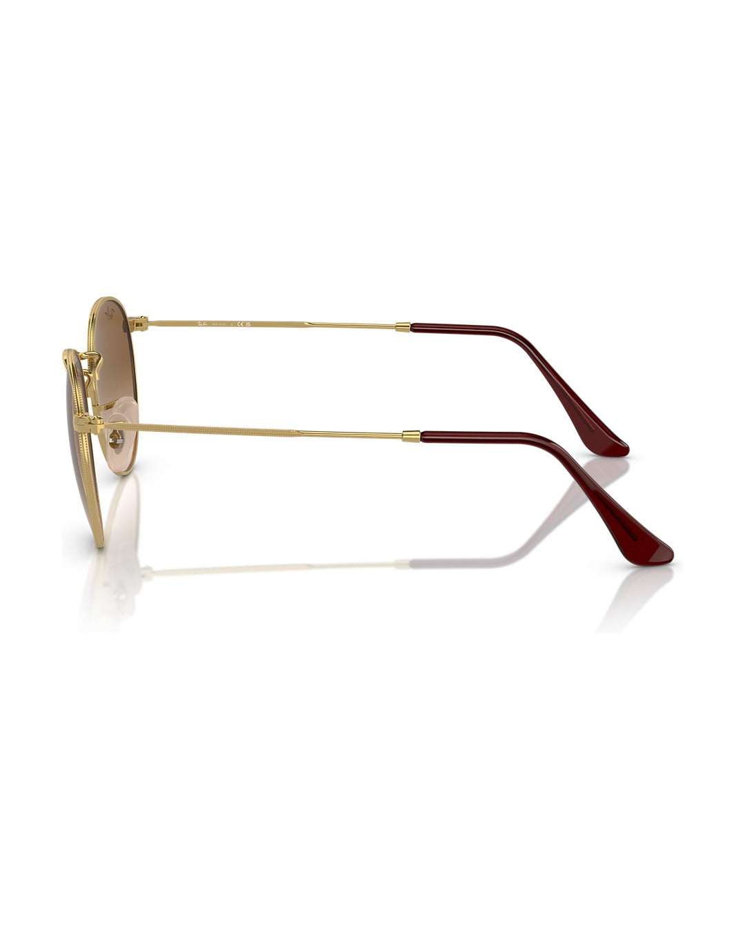Round Metal Sunglasses - Gold/Brown - Ray-Ban