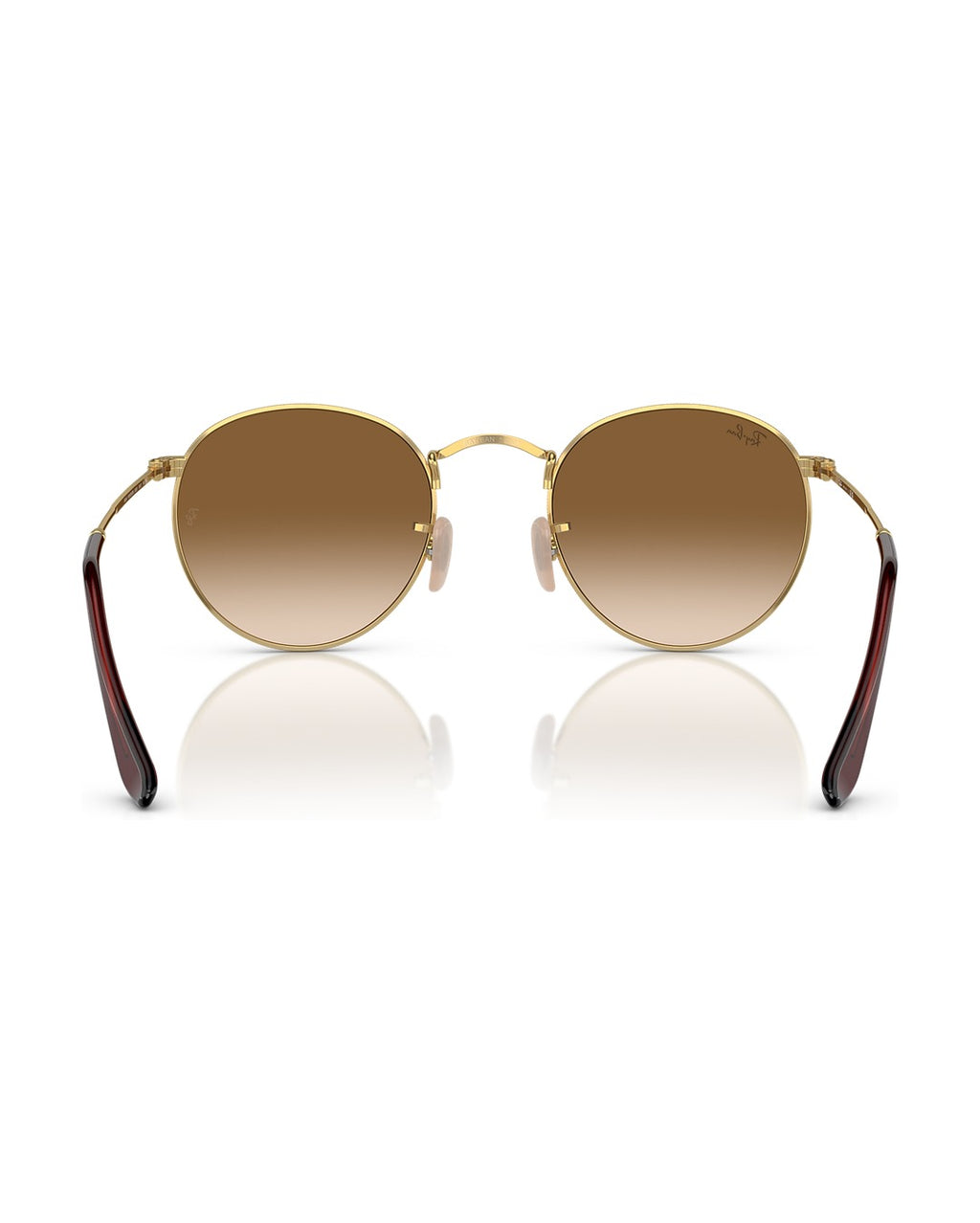 Round Metal Sunglasses - Gold/Brown - Ray-Ban