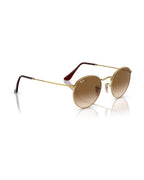 Round Metal Sunglasses - Gold/Brown - Ray-Ban