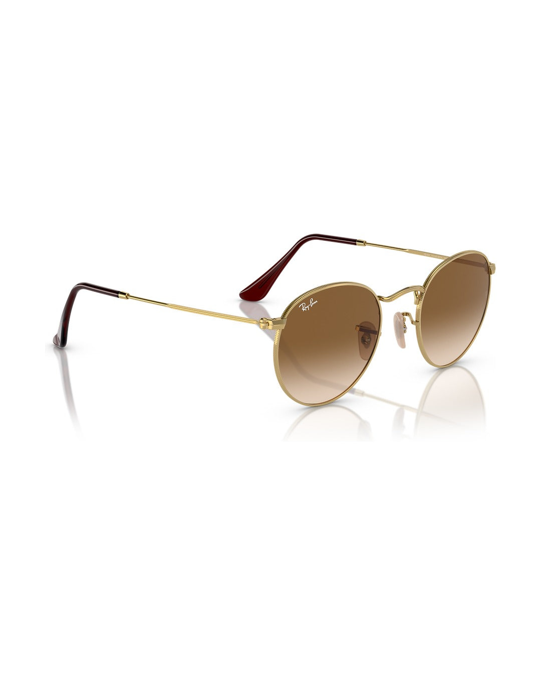 Round Metal Sunglasses - Gold/Brown - Ray-Ban