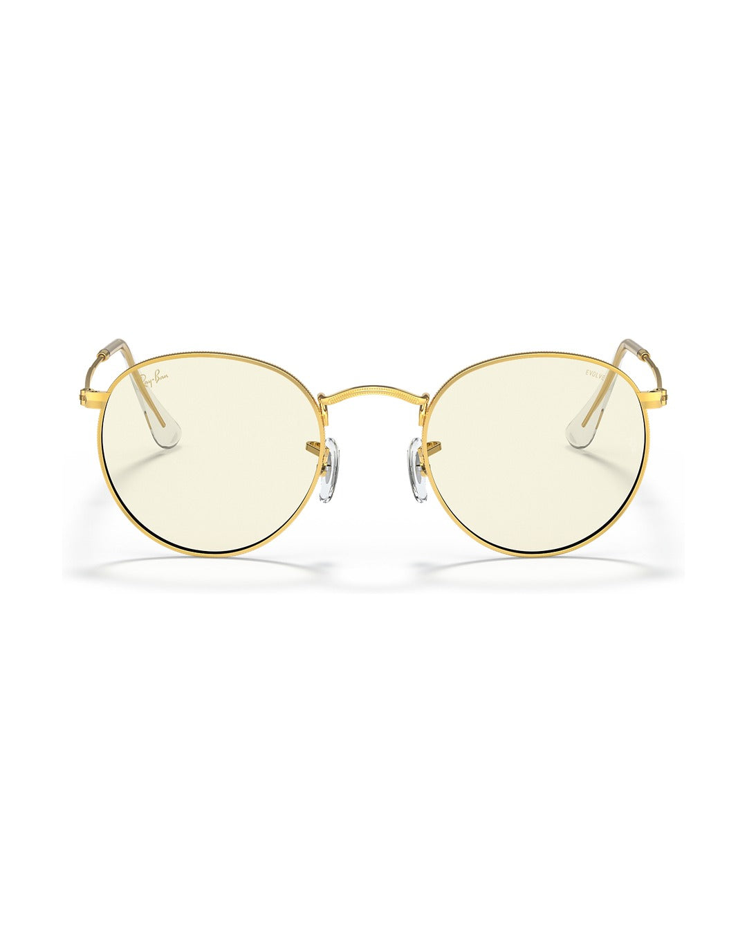 Round Metal Sunglasses - Gold/Clear - Ray-Ban