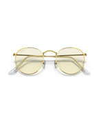 Round Metal Sunglasses - Gold/Clear - Ray-Ban