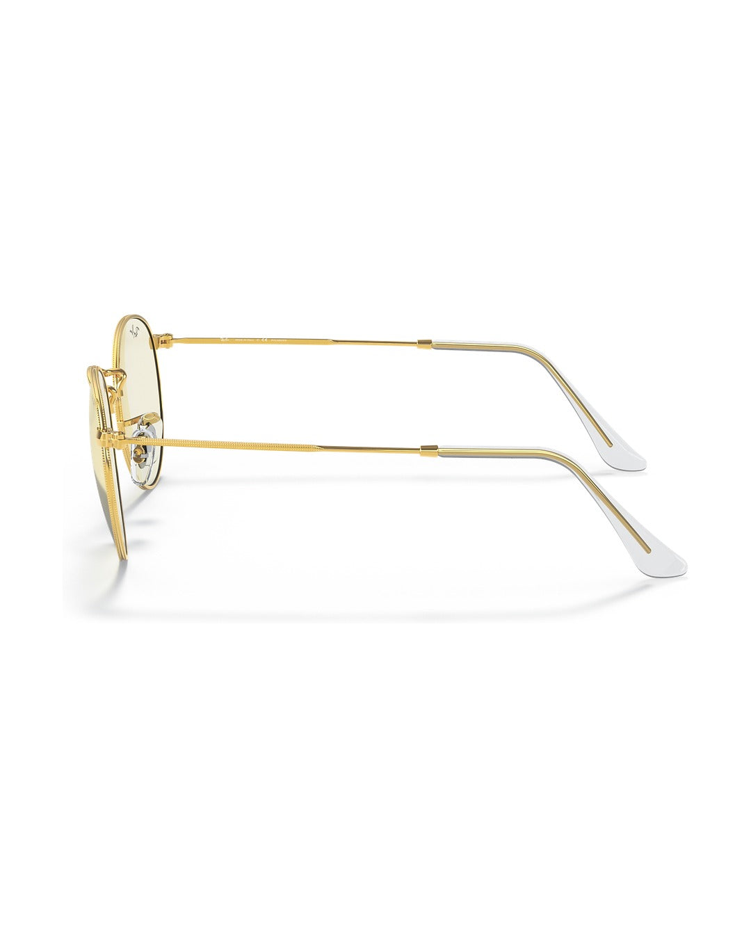 Round Metal Sunglasses - Gold/Clear - Ray-Ban