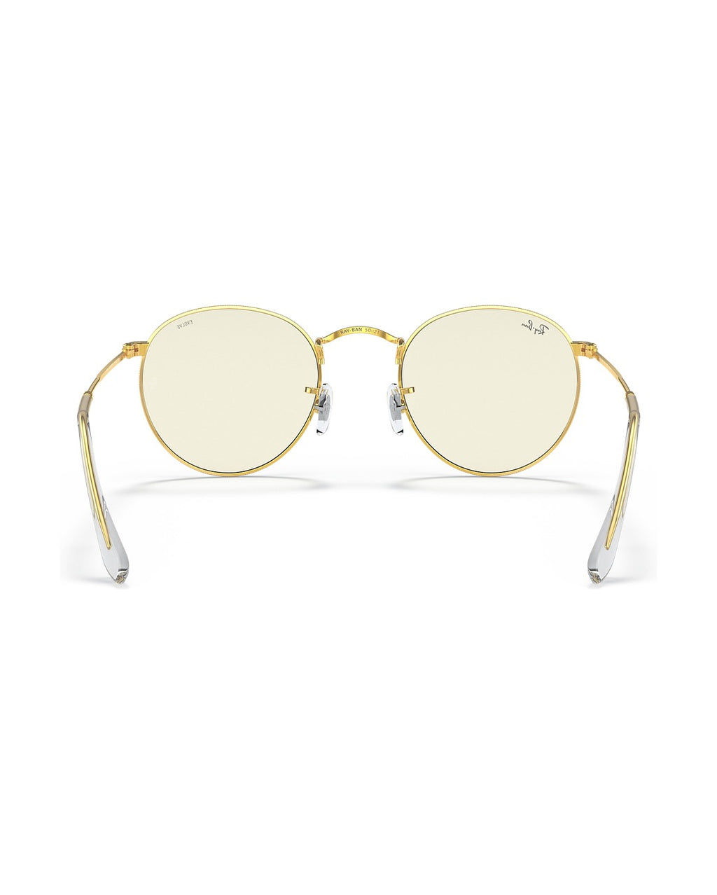Round Metal Sunglasses - Gold/Clear - Ray-Ban