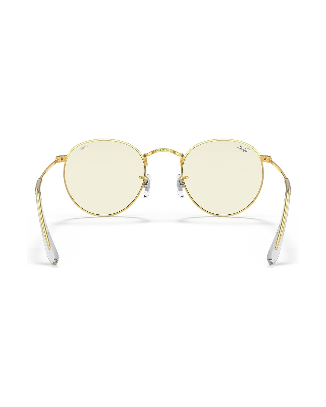 Round Metal Sunglasses - Gold/Clear - Ray-Ban