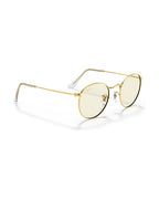 Round Metal Sunglasses - Gold/Clear - Ray-Ban