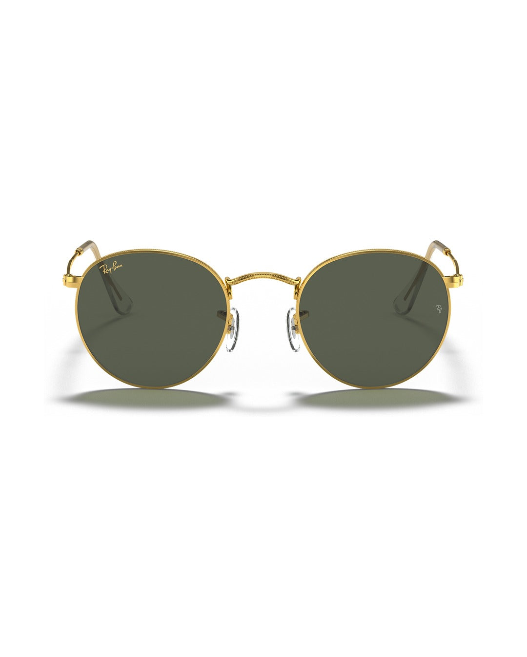 Round Metal Sunglasses - Gold/G-15 Green - Ray-Ban