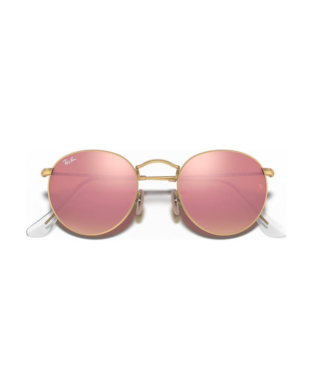 Round Metal Sunglasses - Gold/Pink Mirror - Ray-Ban