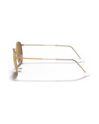 Round Metal Sunglasses - Gold/Pink Mirror - Ray-Ban