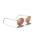 Round Metal Sunglasses - Gold/Pink Mirror - Ray-Ban
