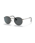 Round Metal Sunglasses - Gunmetal/Dark Grey - Ray-Ban