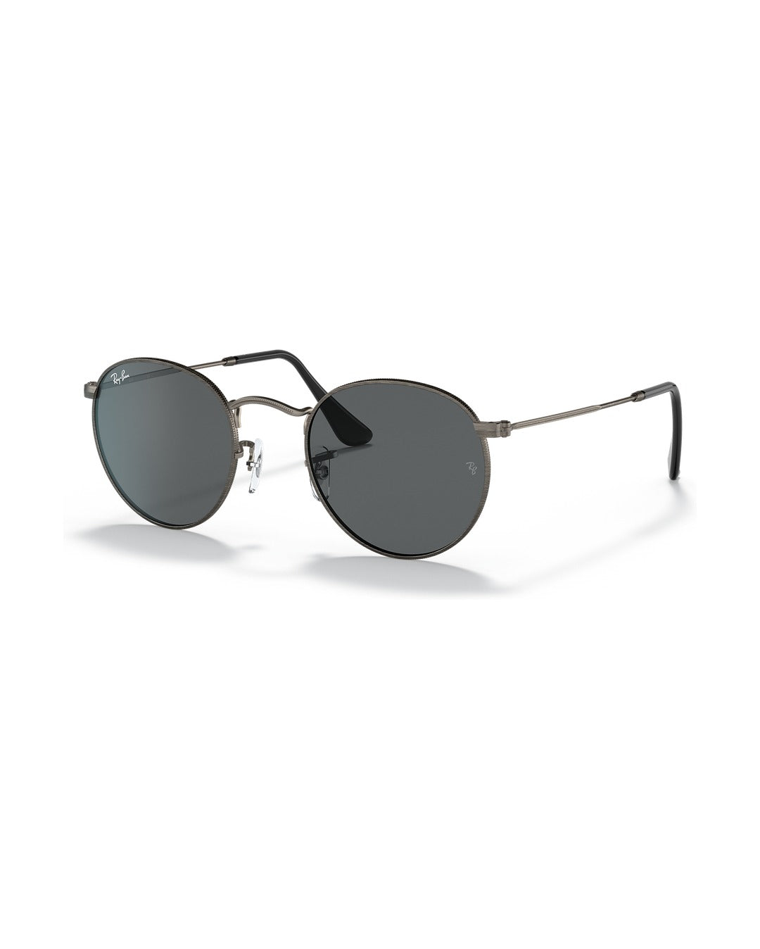 Round Metal Sunglasses - Gunmetal/Dark Grey - Ray-Ban