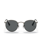 Round Metal Sunglasses - Gunmetal/Dark Grey - Ray-Ban
