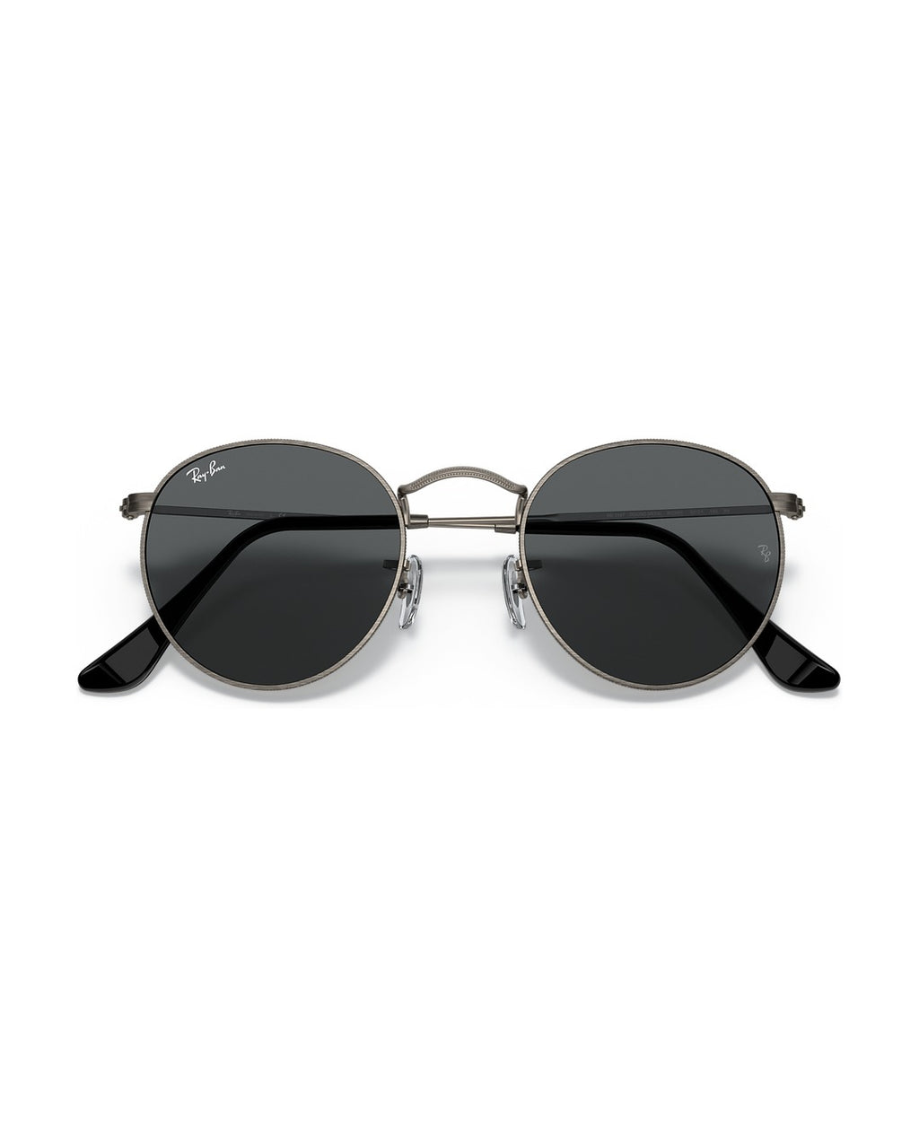 Round Metal Sunglasses - Gunmetal/Dark Grey - Ray-Ban