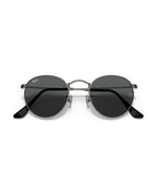 Round Metal Sunglasses - Gunmetal/Dark Grey - Ray-Ban
